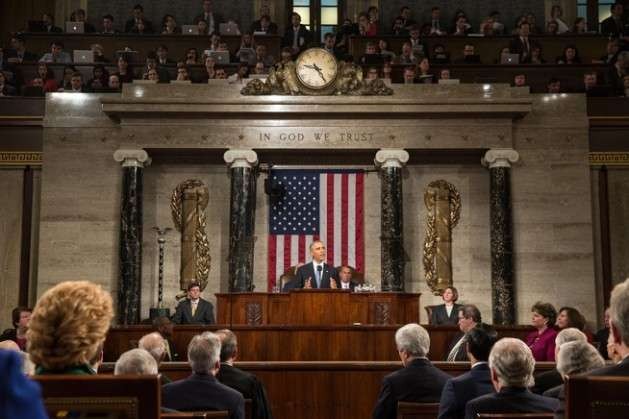 Photo: President Barack Obama delivers the State of the Union address in the House Chamber at the U.S. Capitol in Washington, D.C., Jan. 20, 2015. Credit: Official White House Photo by Pete Souza