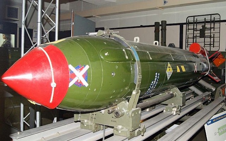 Photo: The Times of Israel reported on 3 June 2013 that Israel has 80 nuclear warheads. The image shows a WE117B nuclear missile, developed by the UK in the 1960s. Illustrative photo: CC BY Cloudsurfer_UK/Flickr.
