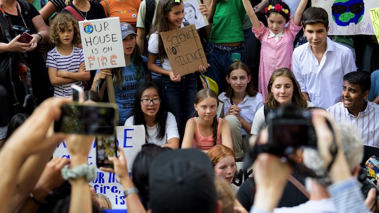 Photo: A view of participants in the UN Youth Climate Summit on 21 September 2019. Credit: UN.