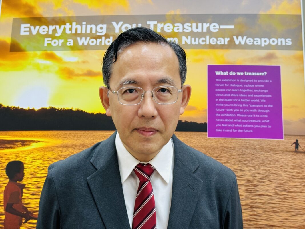 Tomohiko Aishima Executive Director of Peace and Global Issues, SGI ©️Tomohiko Aishima