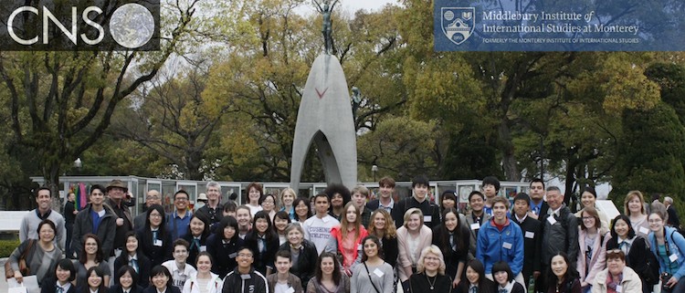 Photo: Group picture of high school students from Russia, Japan and USA who participated in the Critical Issues Forum conference at the James Martin Center for Nonproliferation Studies. Credit: CNS
